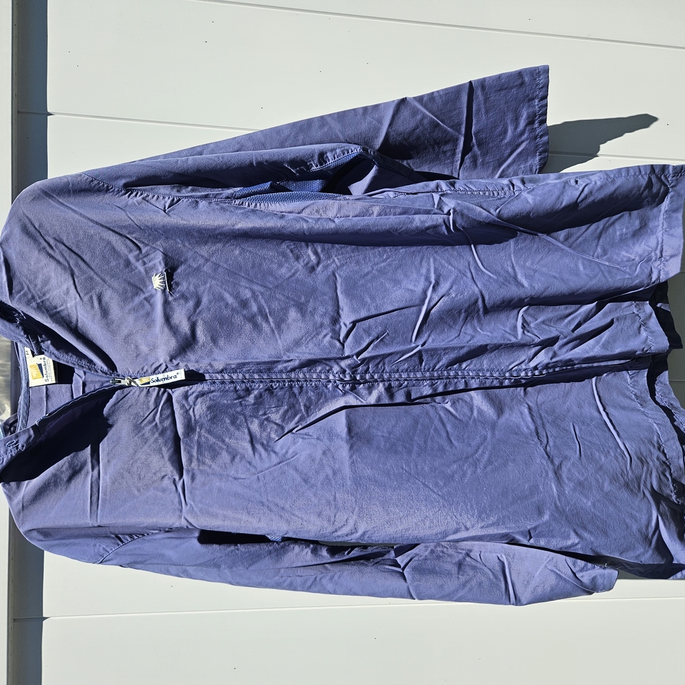 Solumbra  Blue Zip-Up Shirt